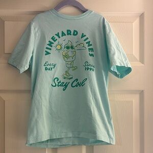 Vineyard Vines Kids Aqua Graphic Tee
